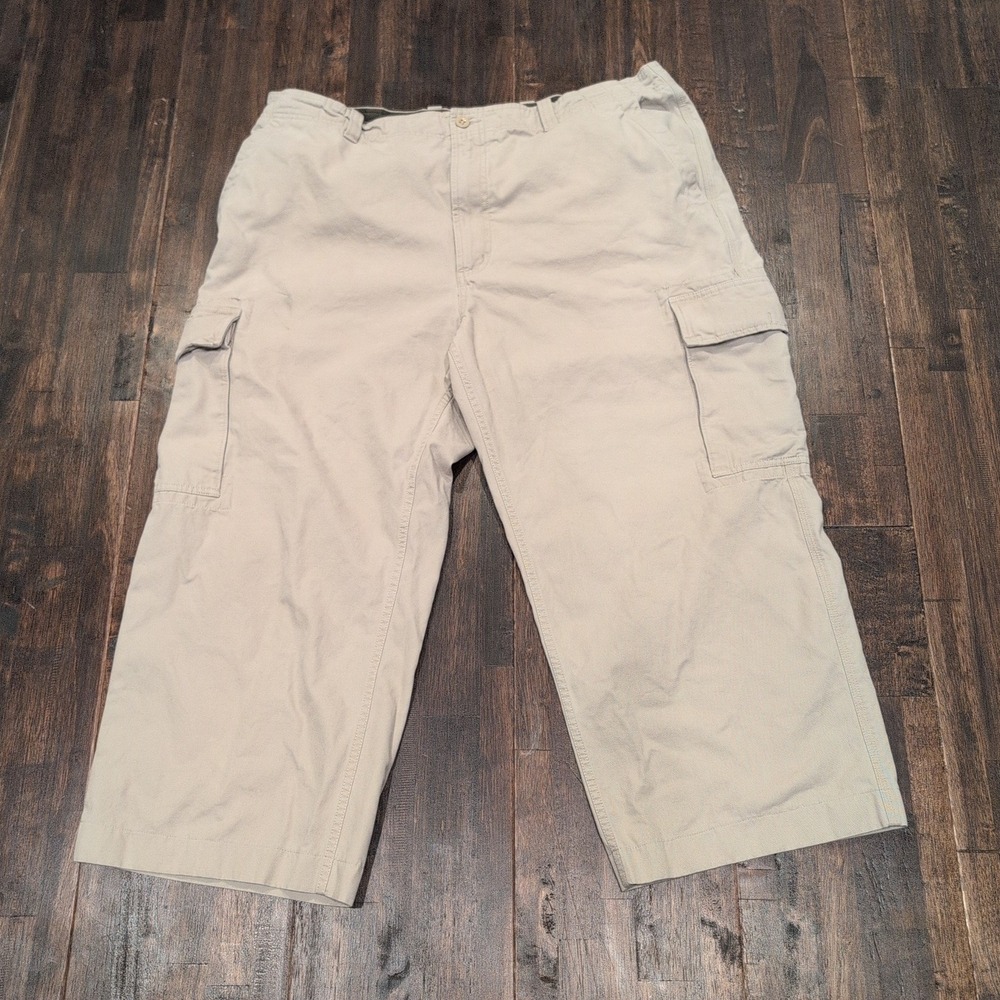 GAP Loose Fit Cargo Khakis Tan Mens Size 40x24 Casual Outdoor Pants‎ Capris